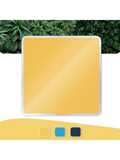 Leitz Cosy magnetisk glasstavle 450x450 mm, varm gul