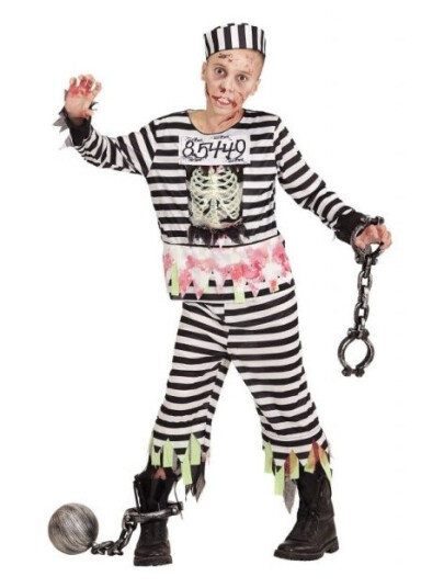 Zombie Convict-Kostymer Zombie Convict-Kostymer