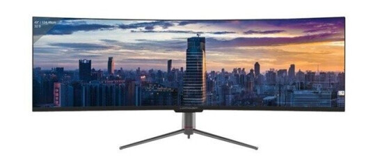 LC Power 49" QLED Ultrawide Skjerm 5120x1440 120Hz Buet VA