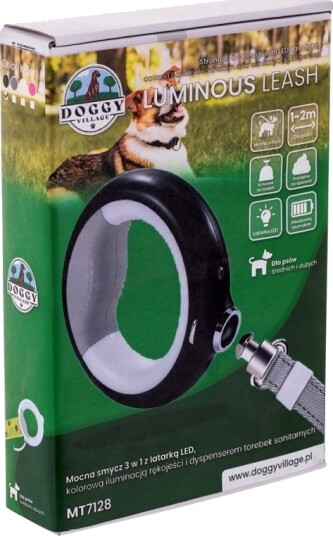Doggy Village Led Bånd 3 I 1 Svart