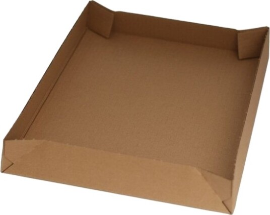 Bølgepap Låg Indre Dim: 396 X 293 X 50 Mm 1 Lags,B Flute 3.000 Mm Fefco 0304 Brun Bundt A 20 St 20 Stk.