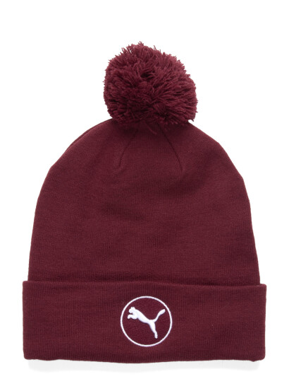 PUMA Golf Wrmlbl Removable Pom Beanie - Burgundy - ONE SIZE PUMA Golf Wrmlbl Removable Pom Beanie - Burgundy - ONE SIZE