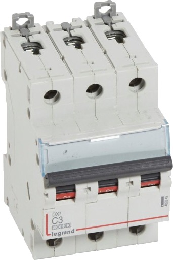 Legrand DX3 MCB automatsikring C3 3P 3M 10/16kA