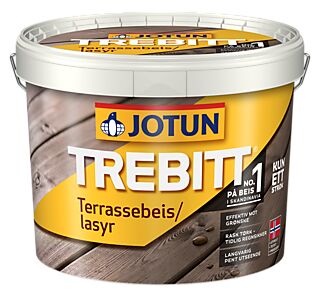 Jotun trebitt terrassebeis oksydgul 9 liter