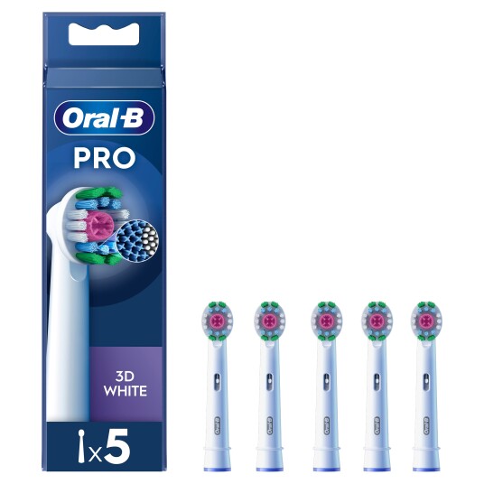 Oral-B Brstehoder 3D White 5 pcs