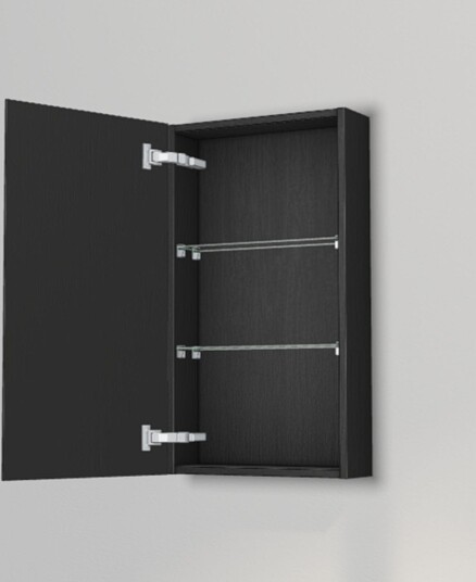 INR Iconic Nordic Rooms Grip 40/15 Veggskap Black oak / 40cm Venstre Hengslet