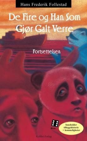 De fire og han som gjør galt verre Pocket Pent brukt bok