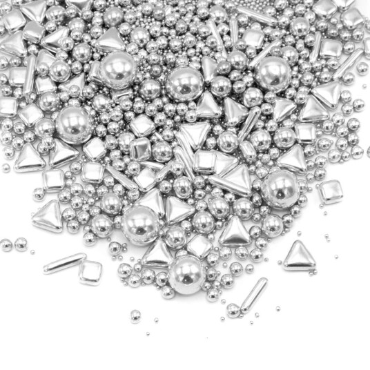 Happy Sprinkles Strøsselmiks  Silver Explosion 200g 