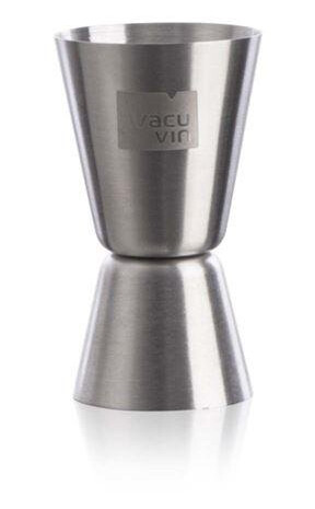 Vacu Vin  Dobbelt måleglass 15/30 ml stål