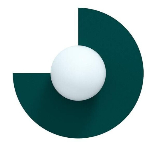 Swedish Ninja - Candy Big Circle 270 S Vegglampe Peacock Green Swedish Ninja