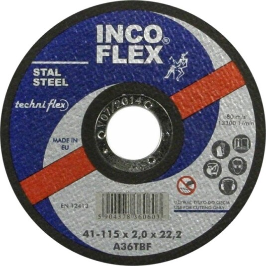 Incoflex Metallkappskive 230 × 3,2 × 22,2 mm