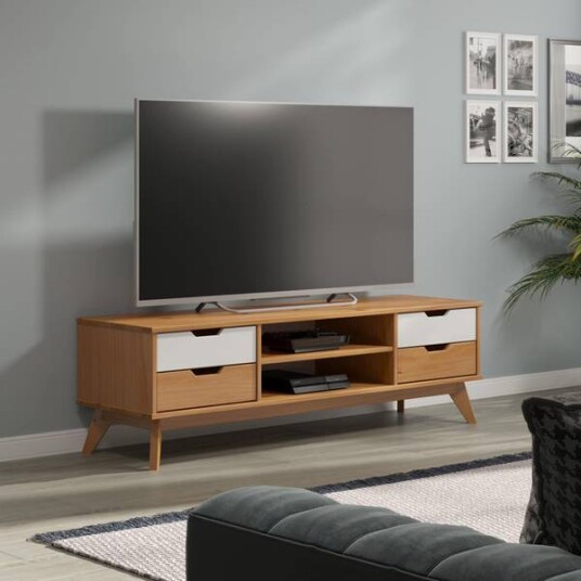 Tvbenk Borneo natur - 140x42x40cm