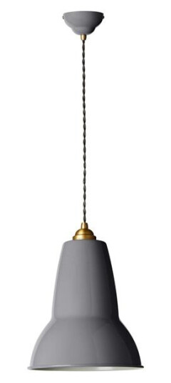 Anglepoise Original 1227 Messing Midi Taklampe Elefantgrå