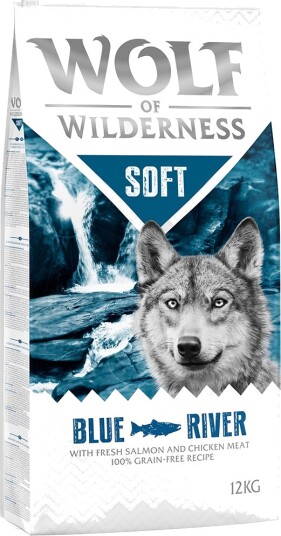 Wolf Of Wilderness "Soft Blue River" Laks 2 X 12 Kg
