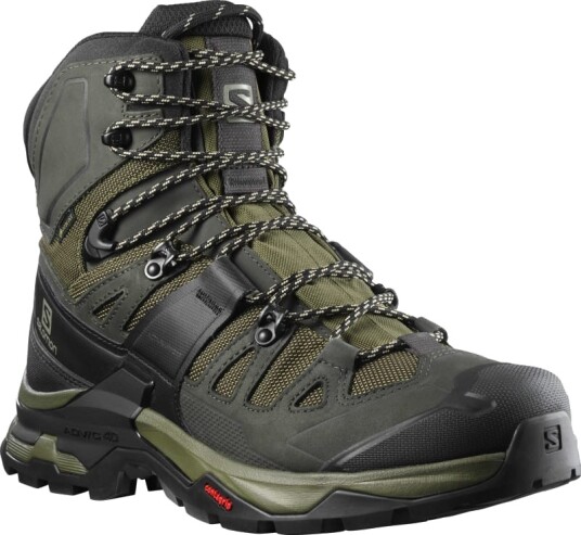 Salomon Men's Quest 4 Gore-Tex 44 2/3, Olive Night/Peat/Safari