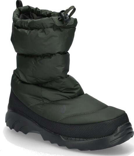 The North Face Nuptse Traction Bootie BOTTLE GREEN/TNF BLACK 45.5 The North Face Nuptse Traction Bootie BOTTLE GREEN/TNF BLACK 45.5