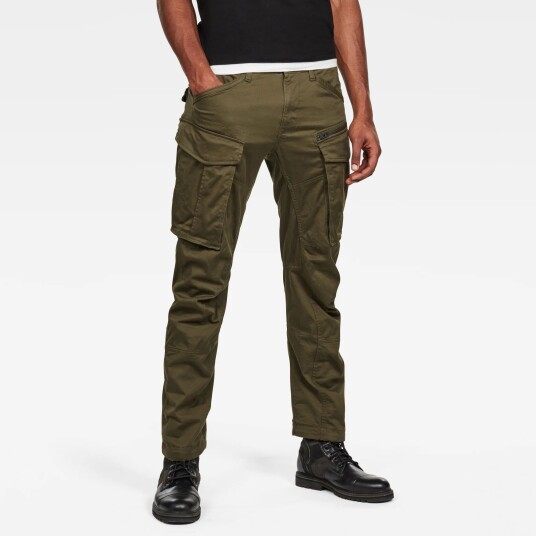 G-Star RAW Rovic Zip 3D Straight Tapered Pant - Green - Men 35-30 Green male G-Star RAW Rovic Zip 3D Straight Tapered Pant - Green - Men 35-30 Green male