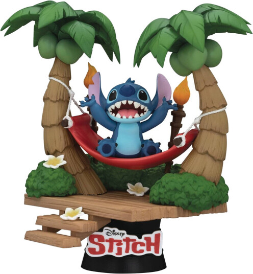 Disney  DStage  Stitch Hammock 6" Statue