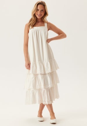 VERO MODA Vmpeach Sl 7/8 DRESS DRESS DRE Cloud Dancer L