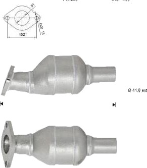 Katalysator VEGAZ HUK-316