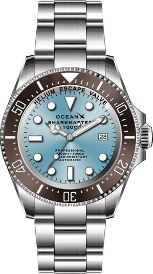 OceanX Sharkmaster 1000 sms1015 - Herre - 44 mm - Analog - Automatisk - Safirglass