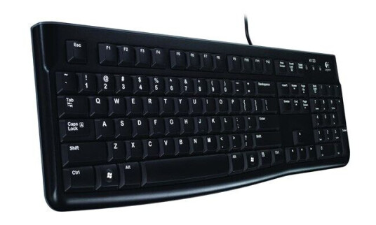Logitech K120 USB Standard Tastatur Full størrelse Engelsk (US International) Svart