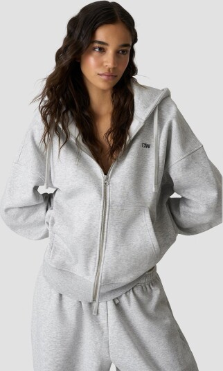 ICIW Everyday Relaxed Hoodie Zip Grå M