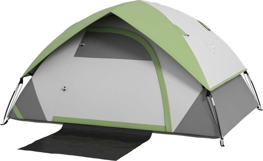 Northio telt for 2 personer lett stabilt vanntett familietelt med dør og vindupakkepose kroker campingtelt med 3000 mm vanns