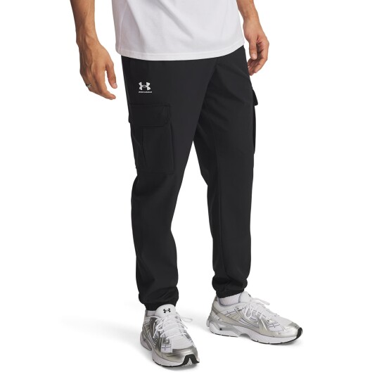 Under Armour Ua Vibe Woven Cargo Pants Black M Treningsbukser Under Armour Ua Vibe Woven Cargo Pants Black M Treningsbukser