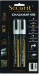 Tuschpen 2 Stk Securit Medium 2-6 Mm Hvid,18 Pk X 2 Stk/Krt Tuschpen 2 Stk Securit Medium 2-6 Mm Hvid,18 Pk X 2 Stk/Krt