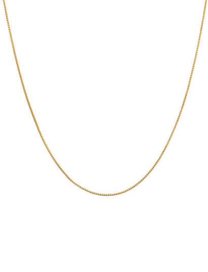 SYSTER P Beloved Short Box Chain Gold |Guld |One Size 40 42 cm