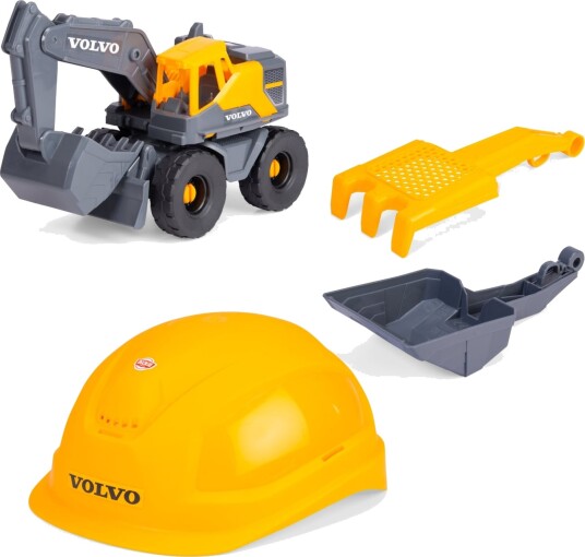 Dickie Toys Arbeidskjøretøysett Volvo Tough Gravemaskin Lekese Dickie Toys OneSize Bil