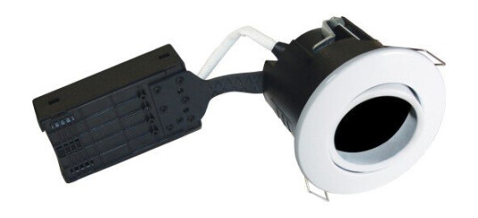 Nordtronic downlight - GU10, Hvit, IP44, utendørs