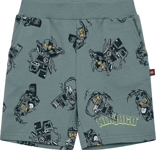 LEGO® Wear Ninjago Shorts - LwPasi - Light Green - LEGO® Wear - 6 år (116) - Shorts - Blå