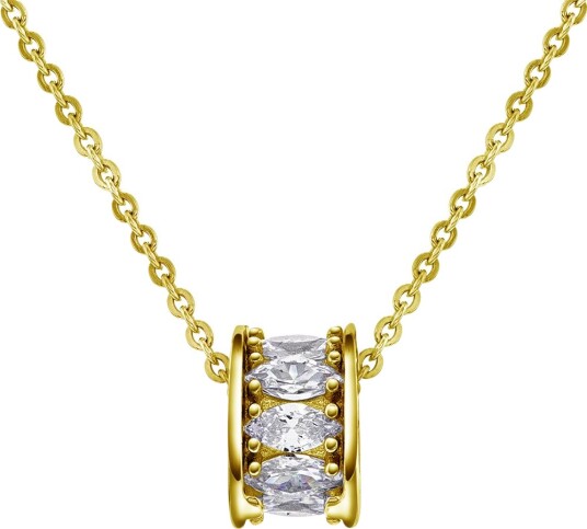 Pan Jewely Smykke i forgylt 925 sølv med zirkonia Pan Jewely Smykke i forgylt 925 sølv med zirkonia
