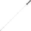 Afstøver Skaft 109Cm Pp/Rustfrit Stål Grå/Sølv Til Radiatorafstøver,10 Stk/Krt