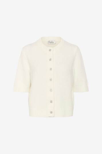 My Essential Wardrobe Kardigan EllieMW Knit SS Hvit