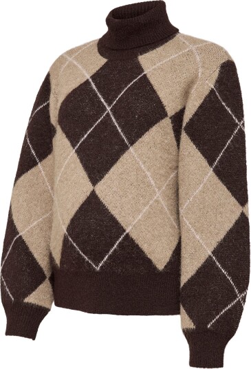 Vero Moda Maternity Vmmdarla Ls Rollneck Pullover CHOCOLATE TORTE XS