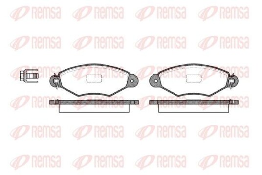 Bremseklosser REMSA 0643.00 Bremseklosser REMSA 0643.00