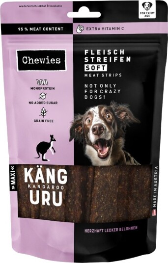 Chewies Kjøttstrimler Soft Kenguru 150 G 150 G