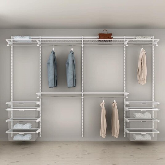 Innredningsløsning Elfa Garderobe Nr 8 Hvit