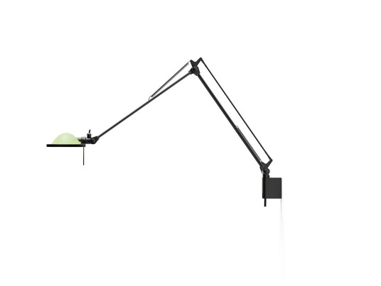 Luceplan Berenice Vegglampe 45x45 Grønn Glass/Svart