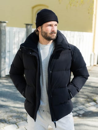 Twentyfour Mode Mikki Puffer Sort XXL