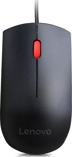 Lenovo Essential Optisk USB Mus 1600 DPI Kablet Ambidekstrøs Svart