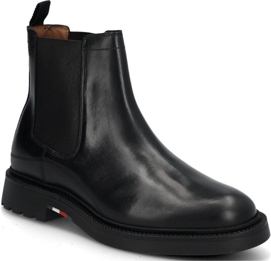 Tommy Hilfiger Corporate Casual Lth Chelsea BLACK 44