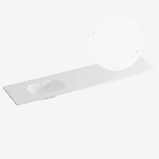Korsbakken Nice Heldekkende Terrazzo Pepper 200cm Venstre