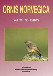 Norsk Ornitologisk Forening Ornis Norvegica   2005 2