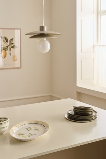 Ellos Home Taklampe Theo Beige
