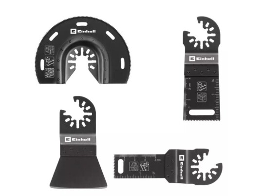 Einhell 49708950, Tilbehørssett, Metall, Plast, Tre, Sort, Brun, 4 Stykker