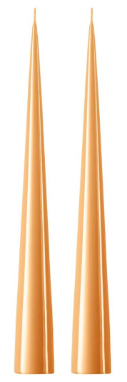 Ester & Erik kjeglelys 37 cm 2-stk. lakket Mørk Melon sorbet 19-0